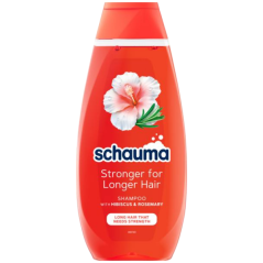 Schauma šampon Stronger for Longer Hair pro dlouhé vlasy s ibiškem a rozmarýnem 400ml