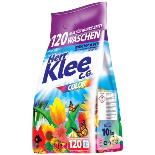 Klee prací prášok Color 10kg fólia - 120PD