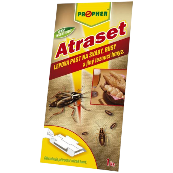 Atraset Lepová pasca na šváby, rusy a lezúci hmyz, 1 ks