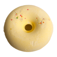 Pokhara šumivá koule do koupele Žlutý donut (vanilka) 70 g