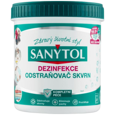 Sanytol dezinfekčný odstraňovač škvŕn na farebné prádlo, 450 g