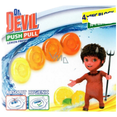 Dr. Devil WC Push Pull Gel Lemon Fresh 4 × 20 g