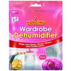 Odstraňovač vlhkosti do skrine s vôňou Ruže 180g