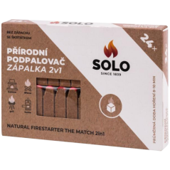 Solo přírodní podpalovač zápalka 2v1, 24 podpalů