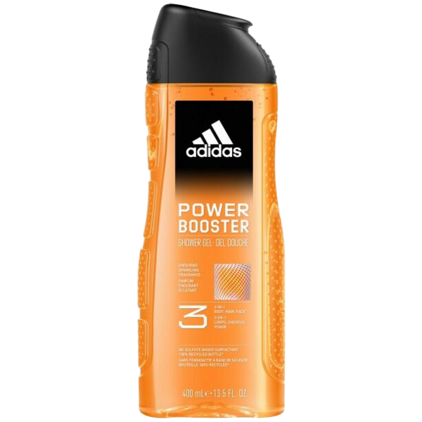 Adidas Power Booster 3v1 sprchový gel 400 ml Adidas Power Booster 3v1 sprchový gel 400 ml