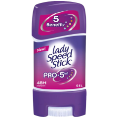 Lady Speed Stick Pro 5v1 tuhý antiperspirant, 65 g