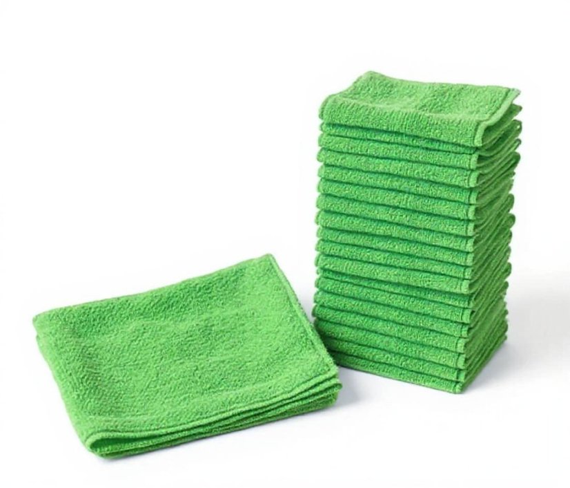 Mikroutěrka Profi zelená 35 x 30cm, 310g/m2, balení 12 utěrek