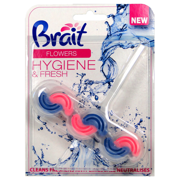 Brait kostka do WC - vůně květin 45 g Brait kostka do WC - vůně květin 45 g