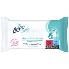 Linteo Baby vlhčené ubrousky Ultra Sensitive, 64 ks