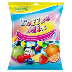 Woogie žuvacie cukríky Toffee mix 160g