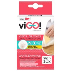 viGO! Rukavice vinylové S 10 ks