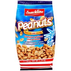 Snackline pražené solené arašidy 150g