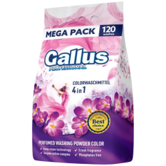 Gallus prací prášek, 120 dávek, color, 6,6 kg