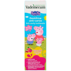 Vademecum Peppa Pig Red Fruit dětská zubní pasta 0–6 let, 50 ml