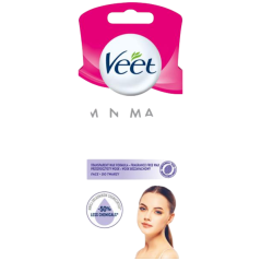Veet Minima Easy-Gel voskové pásky na obličej, 20 ks