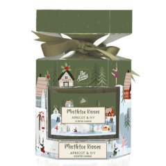 PanAroma vonná sviečka v darčekovom balení Mistletoe Kisses 120g