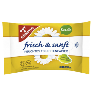 Vlhčený toaletný papier - Novinka