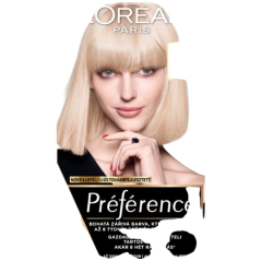 L'oreal Paris Préférence barva na vlasy, velmi světlá blond duhová 102