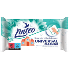 Linteo vlhčené ubrousky úklidové univerzální, 40 ks