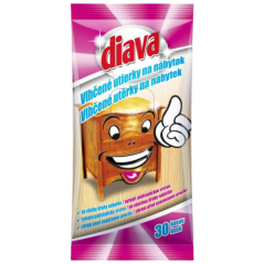 Diava vlhčené utěrky na nábytek, 30 ks