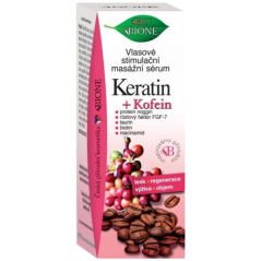 Vlasové stimulační masážní sérum KERATIN + KOFEIN 215 ml