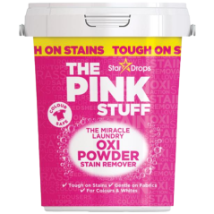 The Pink Stuff zázračný prášek na skvrny na barevném i bílém prádle 1000g