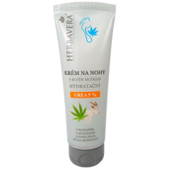 Herbavera krém na nohy s kozím mlékem a Urea, 120 ml