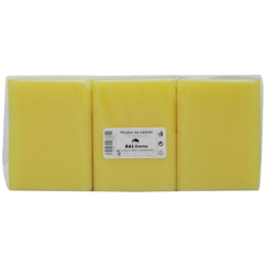 BALhome houbičky na nádobí tvarované žluté 3 ks