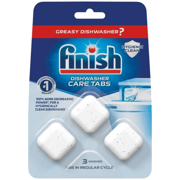 Finish kapsule na čistenie umývačky, 3 ks