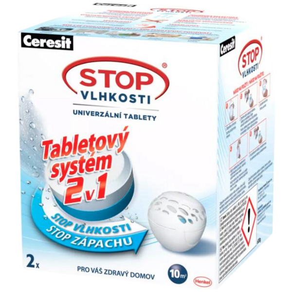 Ceresit Stop Vlhkosti náhradní tablety 2 x 300g Ceresit Stop Vlhkosti náhradní tablety 2 x 300g