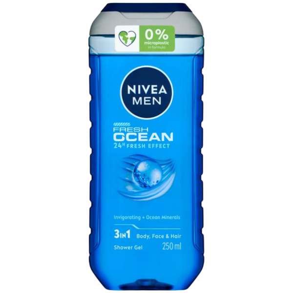 Nivea Men Fresh Ocean 3 v 1 Sprchový gel 250ml