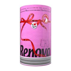 Renova kuchyňské utěrky 120 útržků - růžová