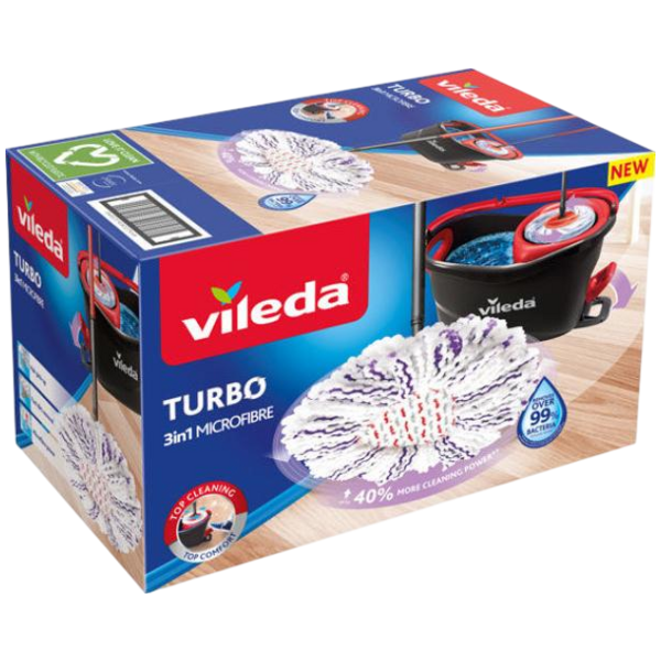Vileda Turbo 3v1 kompletní sada mopu na podlahu