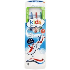 Aquafresh zubný kartáčik KIDS SOFT 3ks - 0-7let