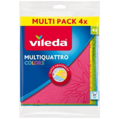 Vileda Multiquattro Colors hadřík, 4 ks