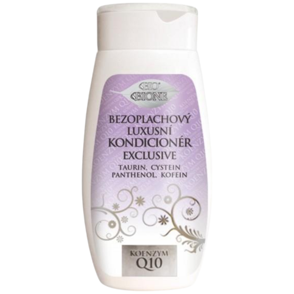 Bezoplachový luxusní kondicionér EXCLUSIVE Q10, 260 ml – Bione Cosmetics Bezoplachový luxusní kondicionér EXCLUSIVE Q10, 260 ml – Bione Cosmetics