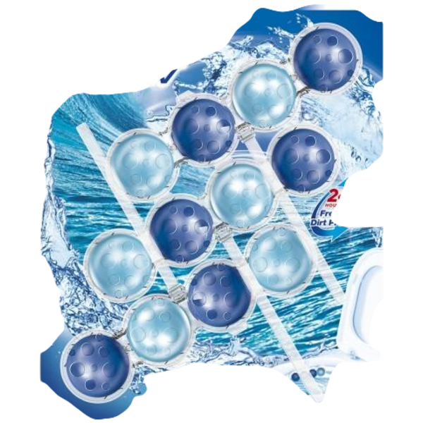 Bref WC Power Aktiv Ocean, WC kuličky, 3 × 50 g