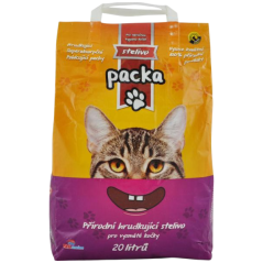 BALANIM Packa prírodné hrudkujúce stelivo pre domáce zvieratá, 20 l