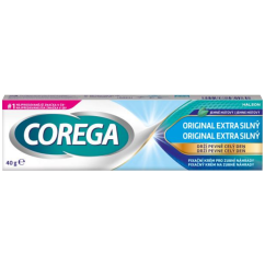 Corega extra silný, fixační krém na zubní náhrady, 40 g