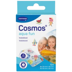 Cosmos Aqua Fun detská vodeodolná náplasť 12 ks