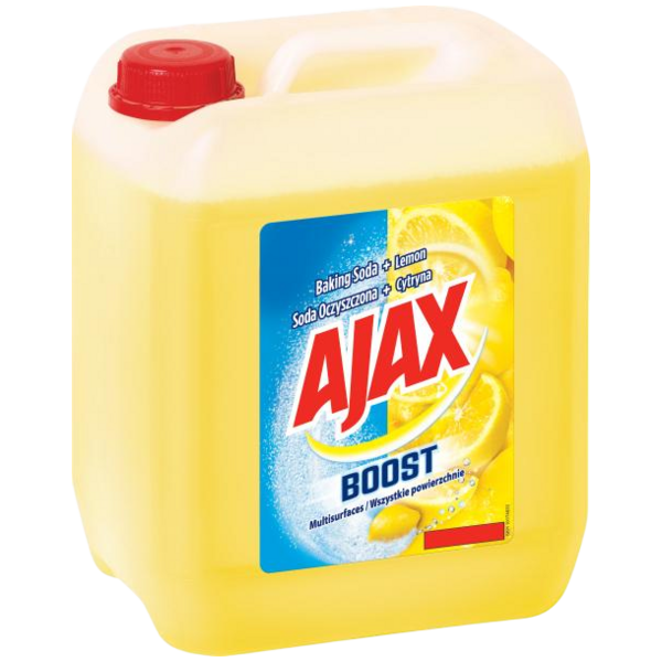Ajax na podlahy a povrchy Boost Baking Soda Lemon univerzální čistící prostředek, 5 l Ajax na podlahy a povrchy Boost Baking Soda Lemon univerzální čistící prostředek, 5 l