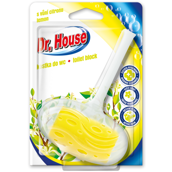 Dr. House kostka do WC - citronová vůně 40 g