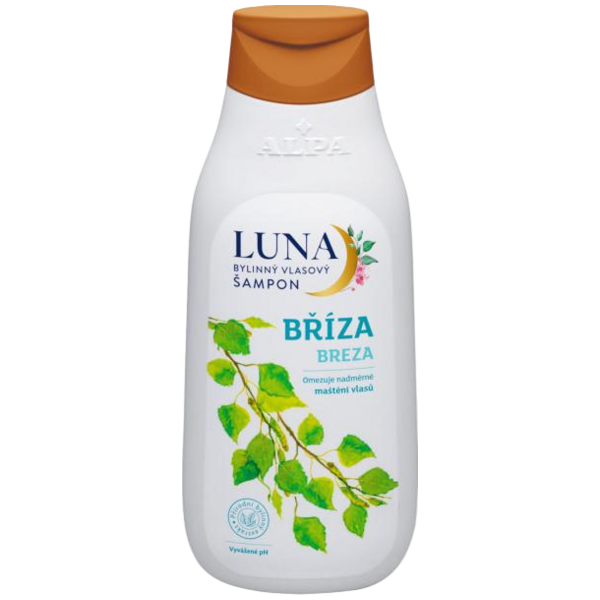 Alpa Luna, bylinný šampon bříza, 430 ml Alpa Luna, bylinný šampon bříza, 430 ml