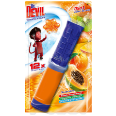 Dr. Devil 3v1 Point Block WC blok v tubě Tropic Fruit, 75 ml
