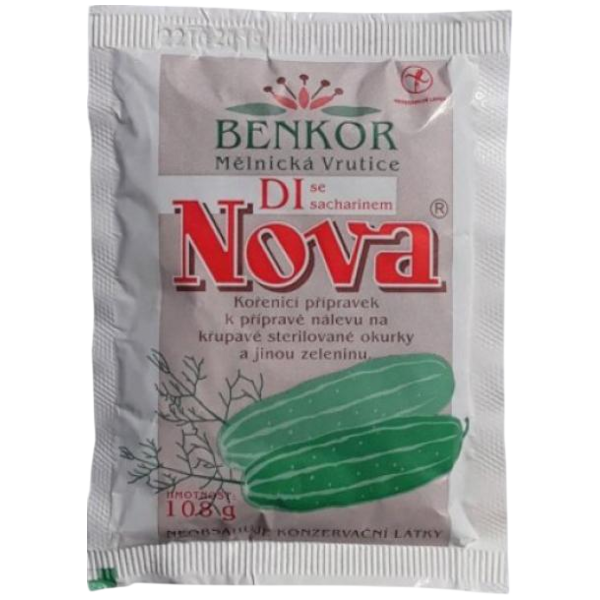 Benkor DI Nova se sacharinem, nálev na okurky, 108 g