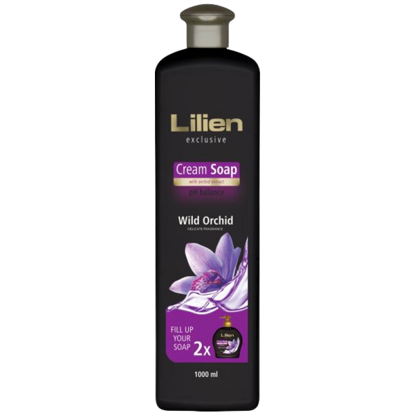 Lilien Wild Orchid tekuté mydlo, náplň, 1 l