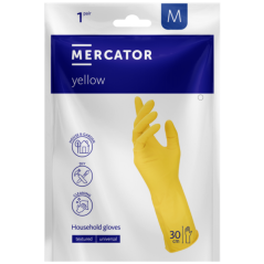 Rukavice Mercator gumové úklidové M vel. 8 žluté
