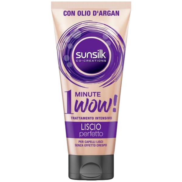 Sunsilk maska pro hladké vlasy Liscio Perfetto 1 Minute Wow, 180 ml