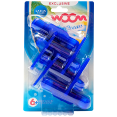 wOOm WC závěska 4x50g barvící - Ocean