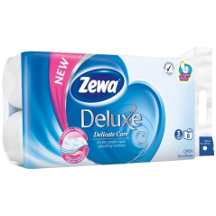 Zewa Deluxe Delicate Care 3vrstvý toaletný papier 8 roliek